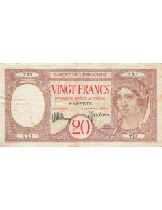 Tahiti 20 francs 1928