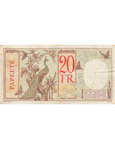 Tahiti 20 francs 1928
