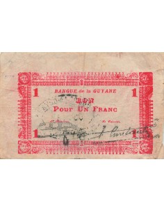 Guyane Française 1 franc 1942