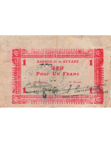 Guyane Française 1 franc 1942