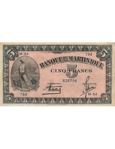 Martinique 5 francs 1944