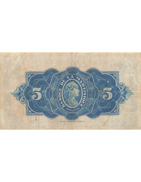 Martinique 5 francs 1944