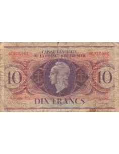 Guadeloupe 10 francs 1944