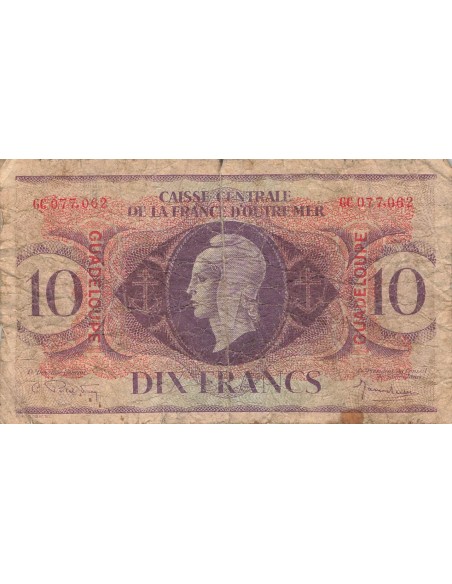 Guadeloupe 10 francs 1944