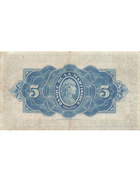 Martinique 5 francs 1944