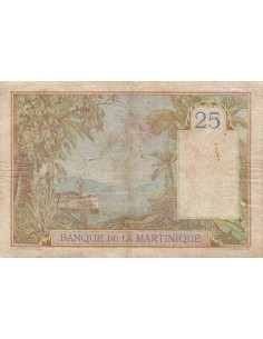 Martinique 25 francs 1930 2
