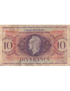 Guadeloupe 10 francs 1944