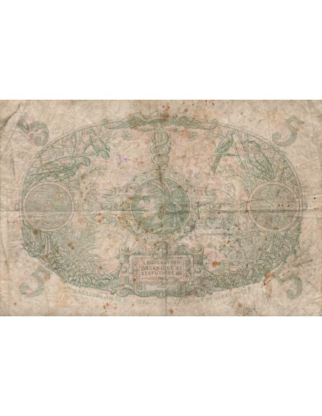 Martinique 5 francs 1903
