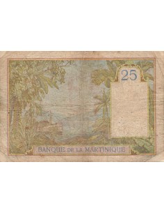 Martinique 25 francs 1930 2