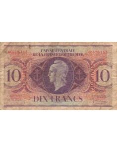 Guadeloupe 10 francs 1944