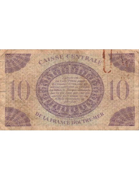 Guadeloupe 10 francs 1944