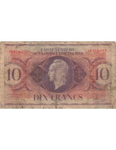 Guadeloupe 10 francs 1944