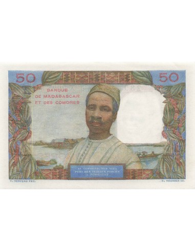 Comores 50 francs 1870