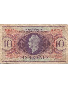 Guadeloupe 10 francs 1944