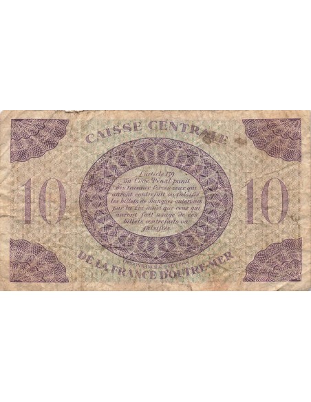 Guadeloupe 10 francs 1944