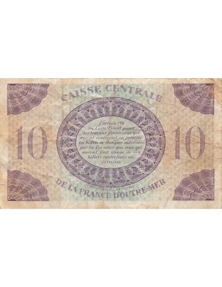 Guadeloupe 10 francs 1944