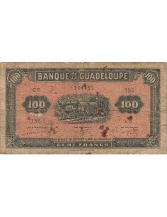 Guadeloupe 100 francs 1942