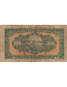 Guadeloupe 100 francs 1942 2