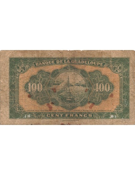 Guadeloupe 100 francs 1942