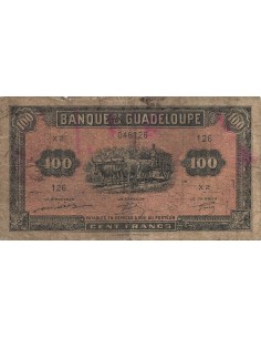 Guadeloupe 100 francs 1942