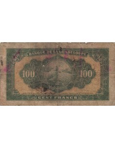 Guadeloupe 100 francs 1942 2
