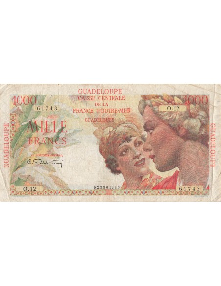 Guadeloupe 1000 francs 1947