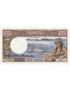Nouvelles Hébrides 100 francs 1975