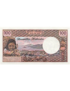 Nouvelles Hébrides 100 francs 1975 2