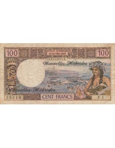 Nouvelles Hébrides 100 francs 1972