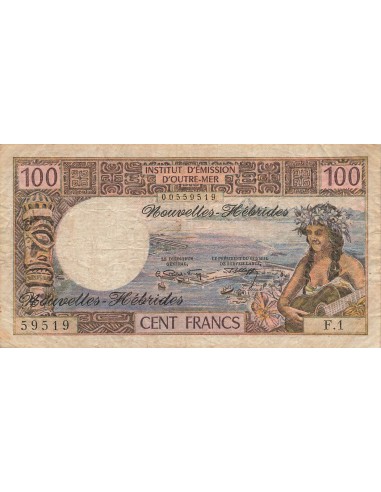 Nouvelles Hébrides 100 francs 1972