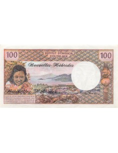 Nouvelles Hébrides 100 francs 1977 2