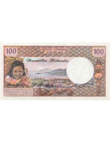 Nouvelles Hébrides 100 francs 1977