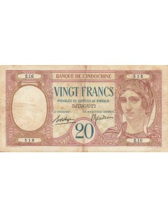 Djibouti 20 francs 1928