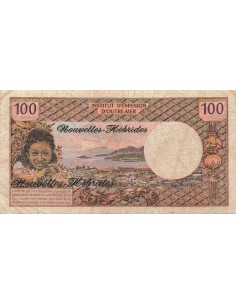 Nouvelles Hébrides 100 francs 1970 2