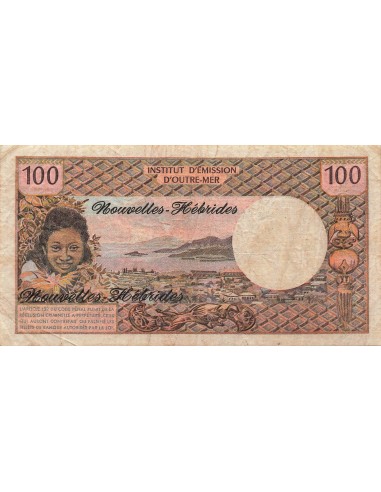 Nouvelles Hébrides 100 francs 1970