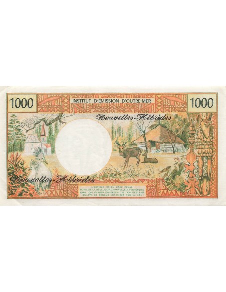 Nouvelles Hébrides 1000 francs 1975