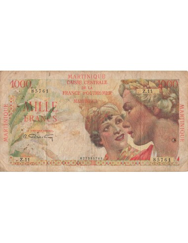 Martinique 1000 francs 1947