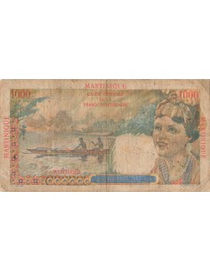 Martinique 1000 francs 1947 2