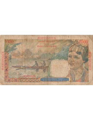 Martinique 1000 francs 1947