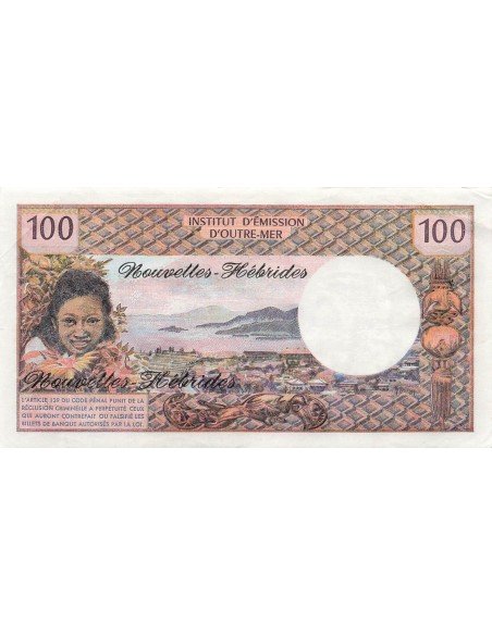 Nouvelles Hébrides 100 francs 1977