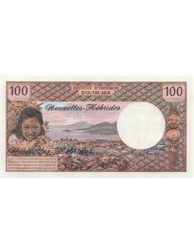 Nouvelles Hébrides 100 francs 1975
