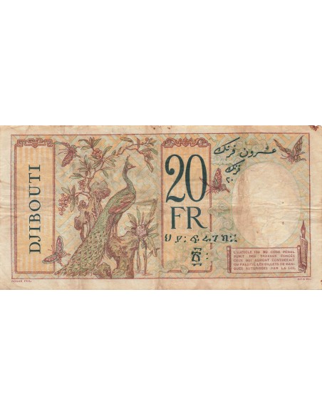 Djibouti 20 francs 1928