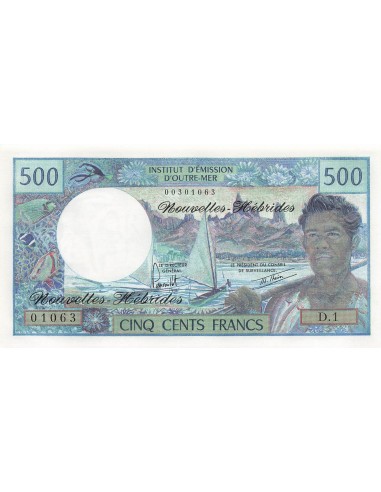 Nouvelles Hébrides 500 francs 1980