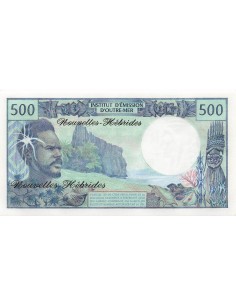Nouvelles Hébrides 500 francs 1980 2