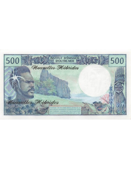 Nouvelles Hébrides 500 francs 1980