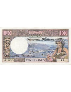 Nouvelles Hébrides 100 francs 1977