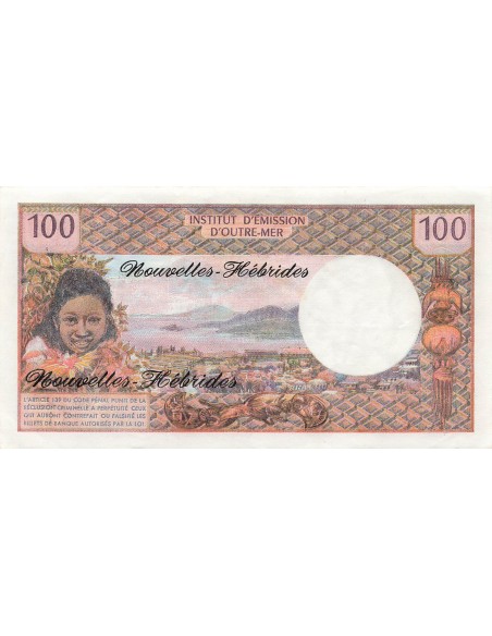 Nouvelles Hébrides 100 francs 1977