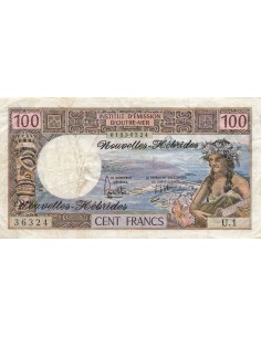 Nouvelles Hébrides 100 francs 1975