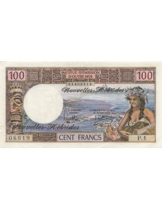 Nouvelles Hébrides 100 francs 1975