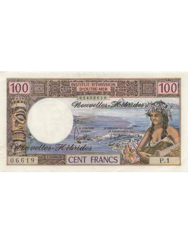 Nouvelles Hébrides 100 francs 1975